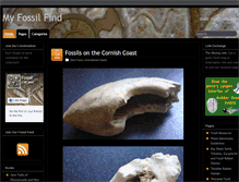 Tablet Screenshot of myfossilfind.com